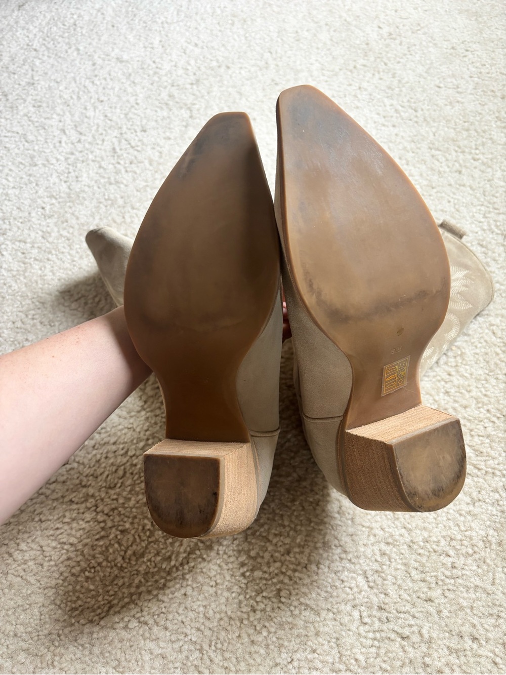 Jeffrey Campbell Rancher-K Suede Western Boots - Picture 2 of 6